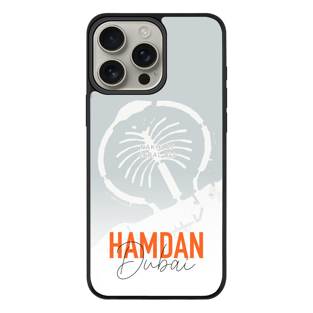 Apple iPhone 16 Pro Max / Rugged MagSafe Personalized Location Map & Name, Phone Case - Stylizedd.com