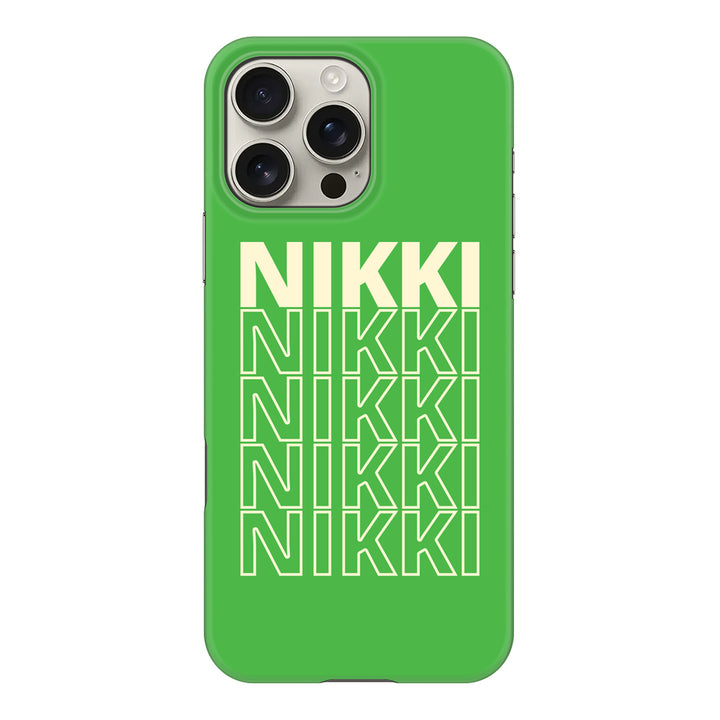Apple iPhone 16 Pro Max / Snap MagSafe Repeated Monogram Phone Case - Stylizedd.com