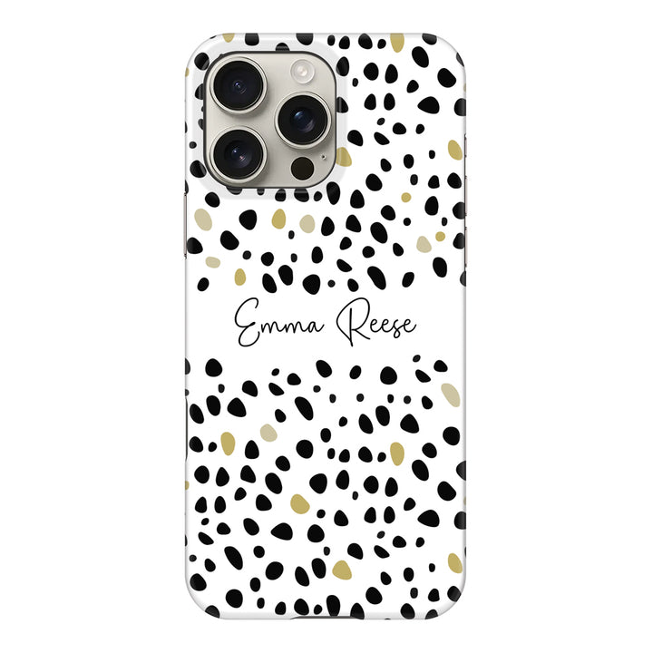 Apple iPhone 16 Pro Max / Snap MagSafe Pebble Multi Color Custom Text, My Name Phone Case - Stylizedd.com