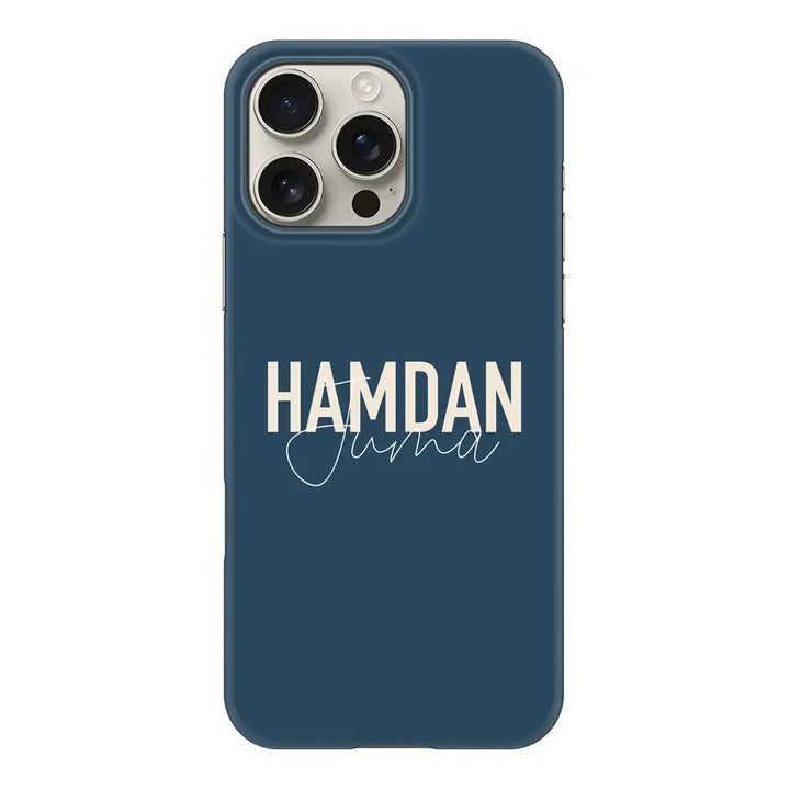 Apple iPhone 16 Pro Max / Snap Classic Personalized Name Horizontal, Phone Case - Stylizedd.com