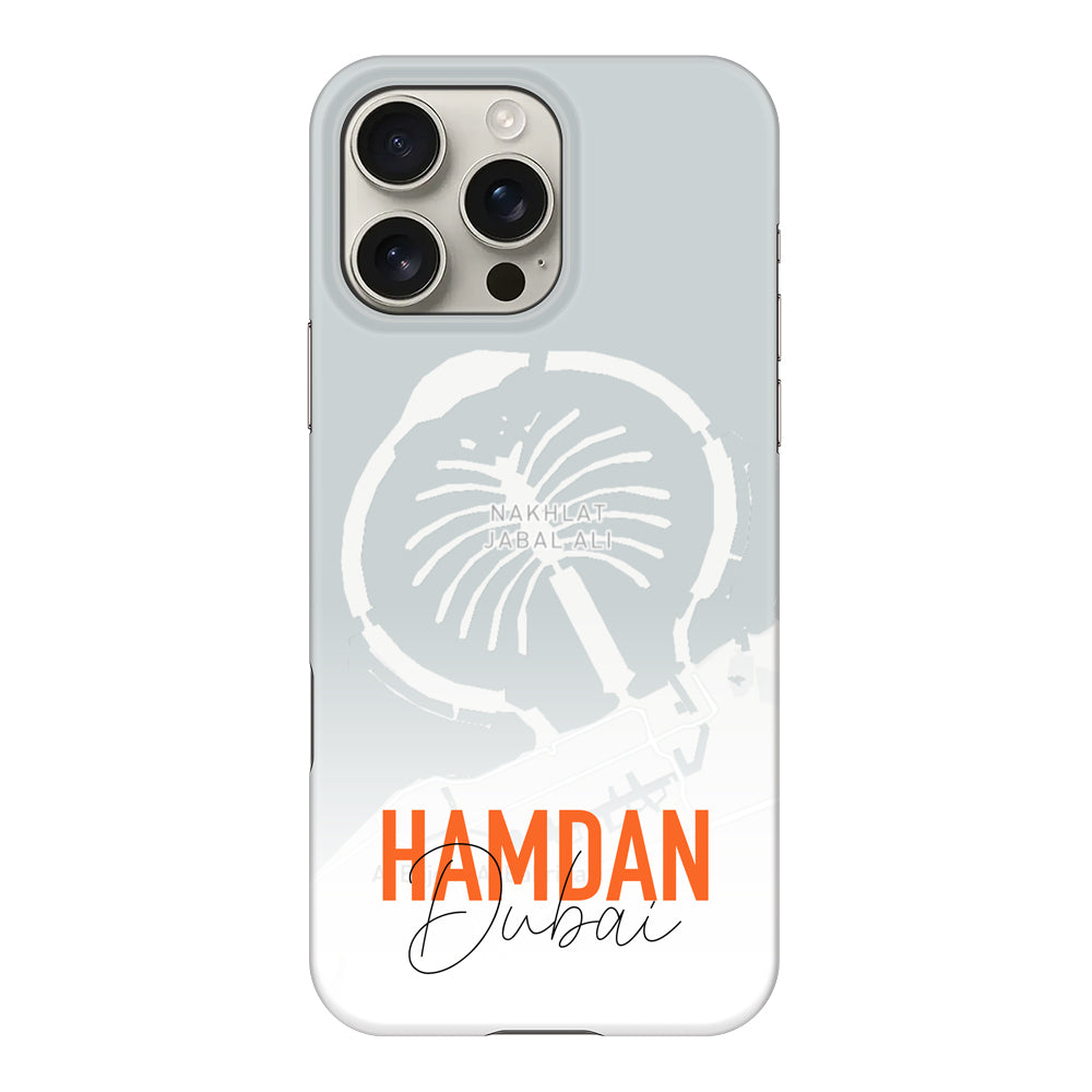 Apple iPhone 16 Pro Max / Snap MagSafe Personalized Location Map & Name, Phone Case - Stylizedd.com