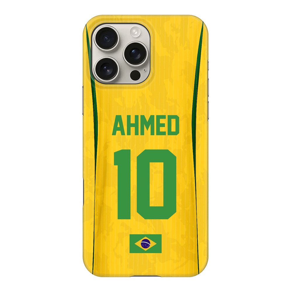 Apple iPhone 16 Pro Max / Snap MagSafe Personalized Football Jersey Phone Case Custom Name & Number - Stylizedd.com