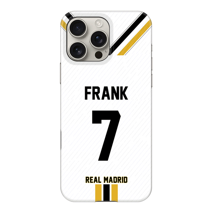 Apple iPhone 16 Pro Max / Snap MagSafe Personalized Football Clubs Jersey Phone Case Custom Name & Number - Stylizedd.com