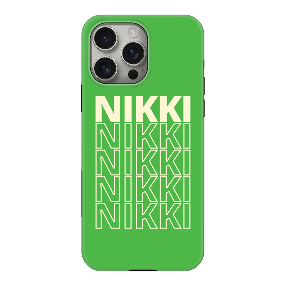 Apple iPhone 16 Pro Max / Tough MagSafe Repeated Monogram Phone Case - Stylizedd.com
