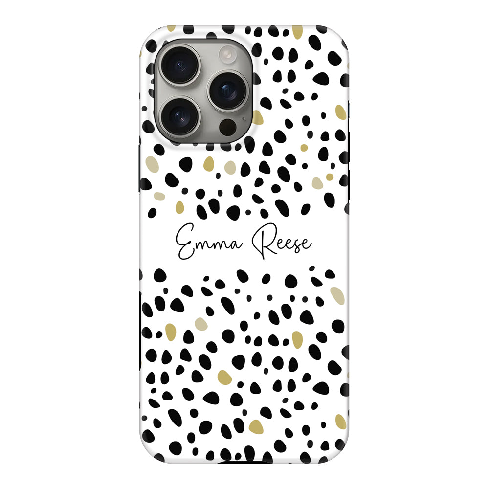 Apple iPhone 16 Pro Max / Tough MagSafe Pebble Multi Color Custom Text, My Name Phone Case - Stylizedd.com