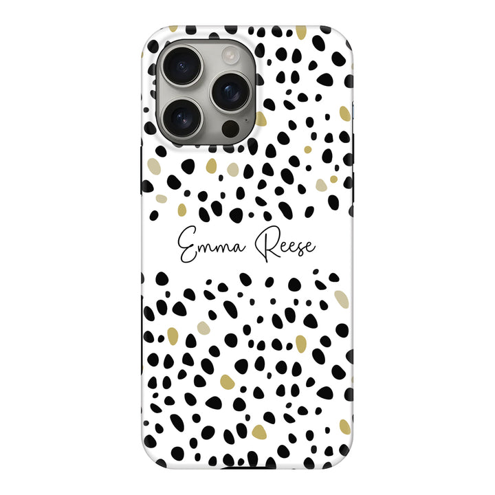 Apple iPhone 16 Pro Max / Tough MagSafe Pebble Multi Color Custom Text, My Name Phone Case - Stylizedd.com