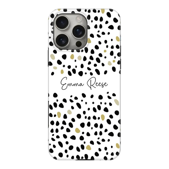 Pebble Multi Color Custom Text My Name Phone Case - Apple iPhone 16 Pro Max / Tough MagSafe