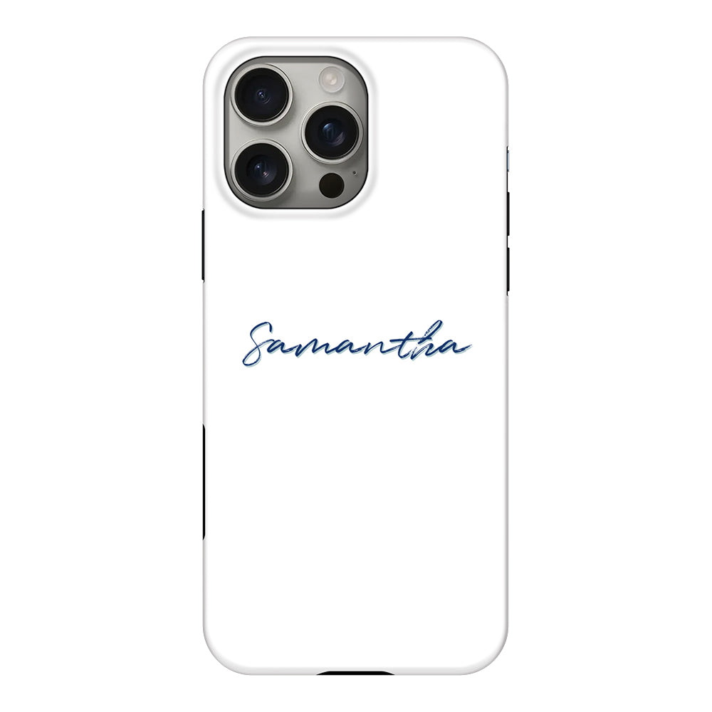 Apple iPhone 16 Pro Max / Tough MagSafe Custom Text, My Name Phone Case - Stylizedd.com