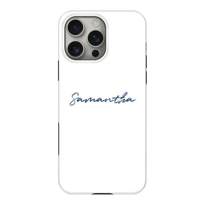 Apple iPhone 16 Pro Max / Tough MagSafe Custom Text, My Name Phone Case - Stylizedd.com