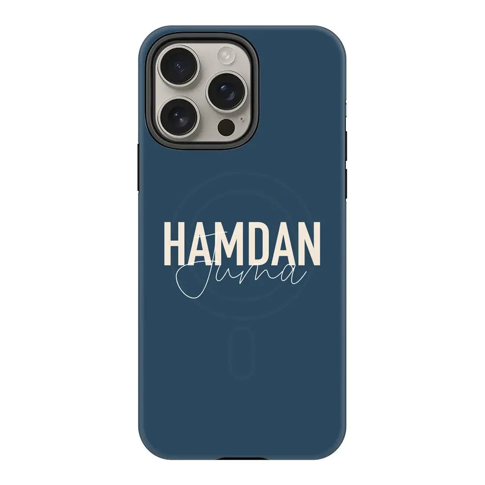 Apple iPhone 16 Pro Max / Tough MagSafe Personalized Name Horizontal, Phone Case - Stylizedd.com
