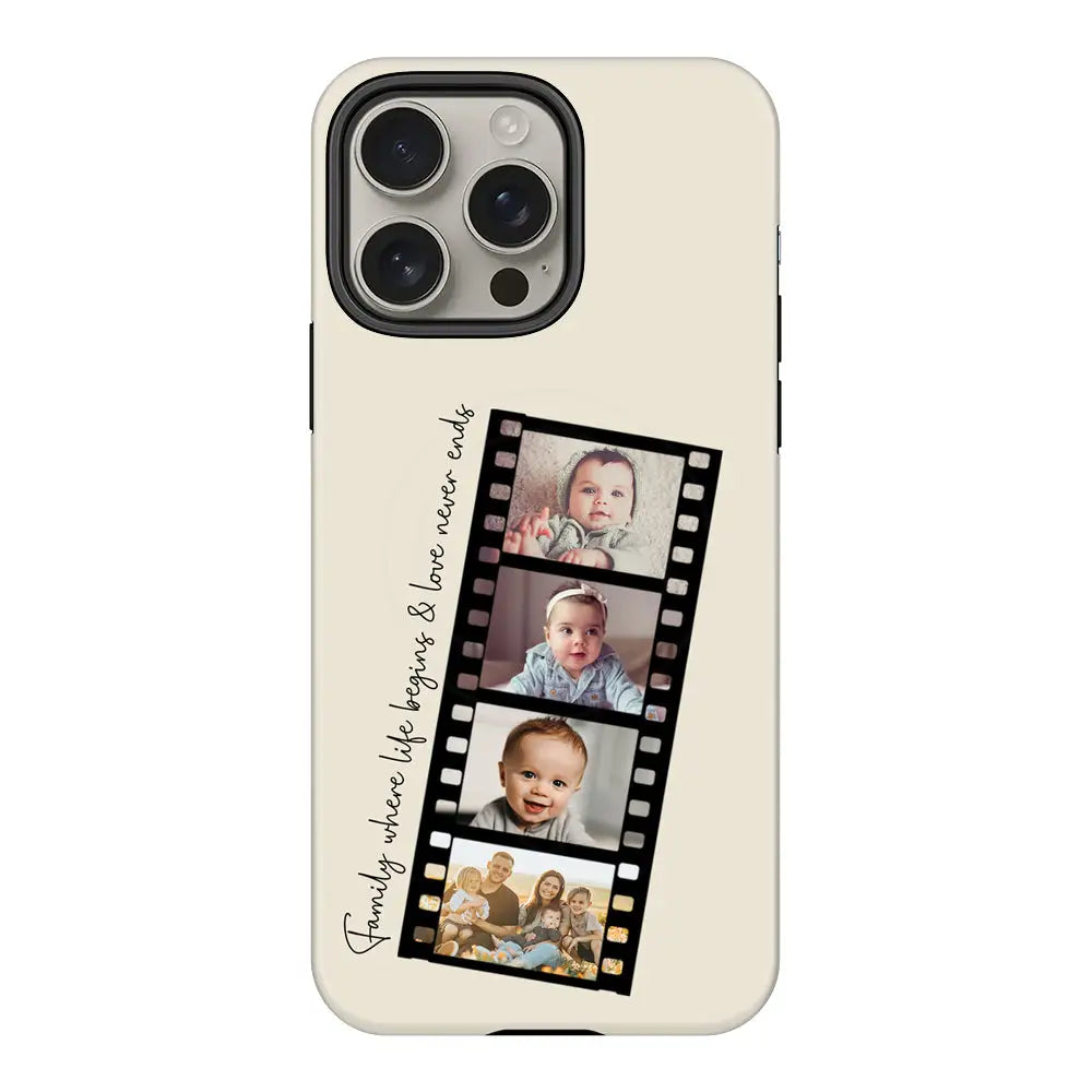 Apple iPhone 16 Pro Max / Tough MagSafe Custom Film Strips Personalised Movie Strip, Phone Case - Stylizedd.com