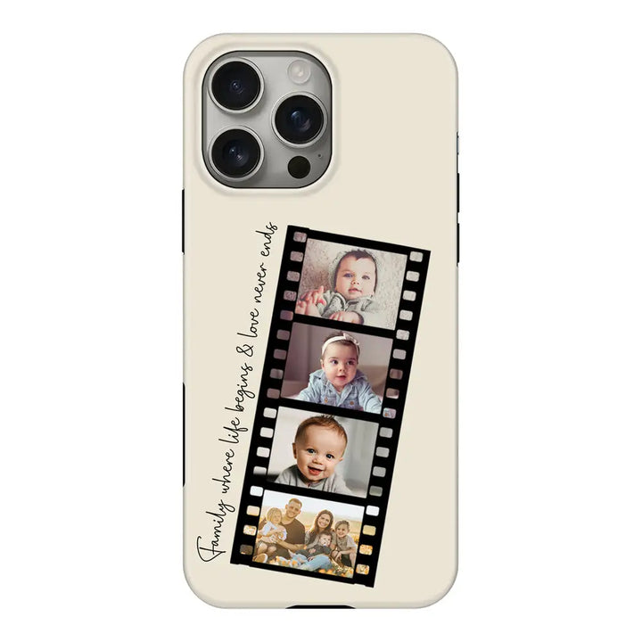 Custom Film Strips Personalised Movie Strip Phone Case - Apple iPhone 16 Pro Max / Tough MagSafe
