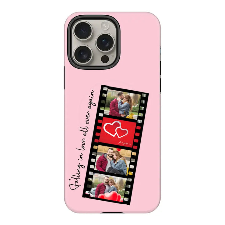 Apple iPhone 16 Pro Max / Tough MagSafe Custom Valentine Photo Film Strips, Phone Case - Stylizedd.com
