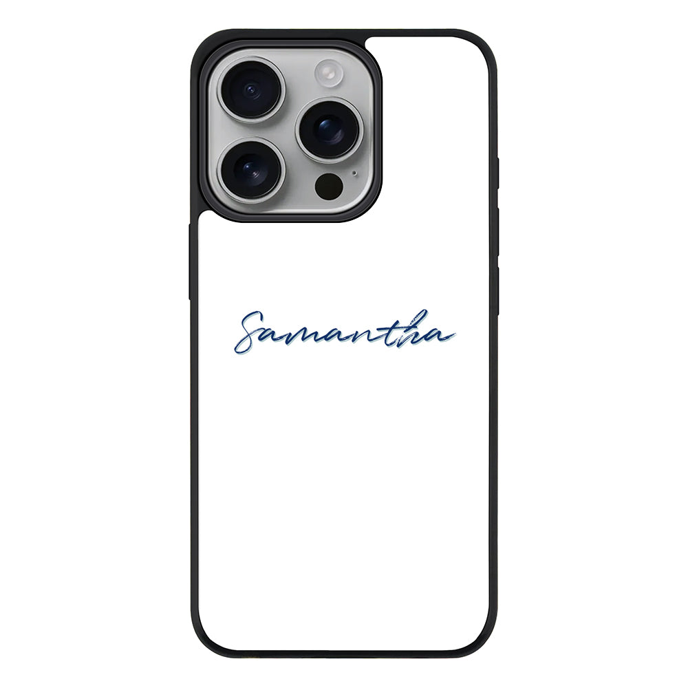 Apple iPhone 16 Pro / Rugged MagSafe Custom Text, My Name Phone Case - Stylizedd.com