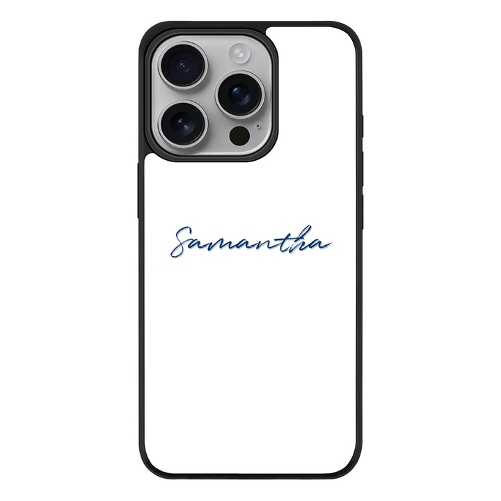 Apple iPhone 16 Pro / Rugged MagSafe Custom Text, My Name Phone Case - Stylizedd.com