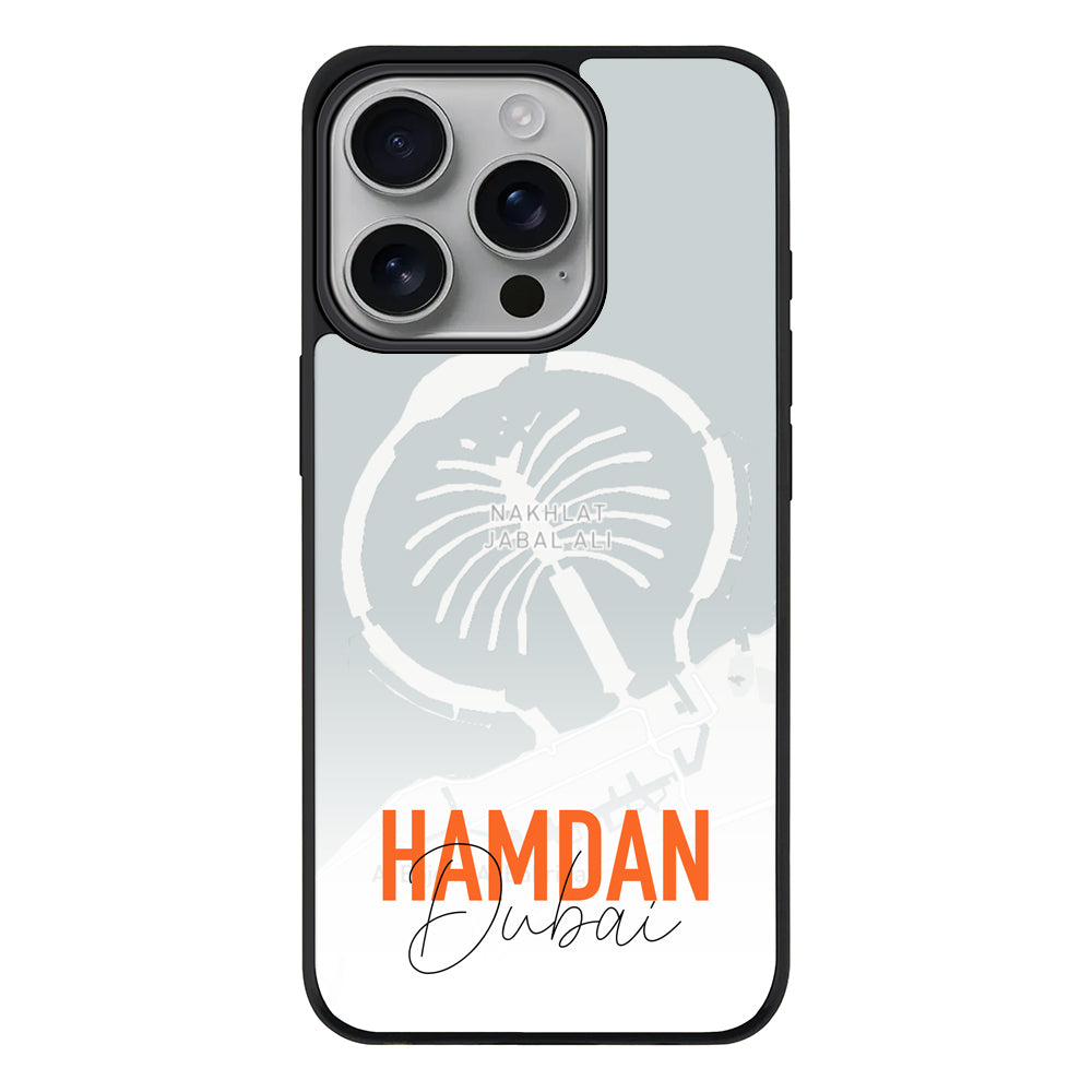 Apple iPhone 16 Pro / Rugged MagSafe Personalized Location Map & Name, Phone Case - Stylizedd.com