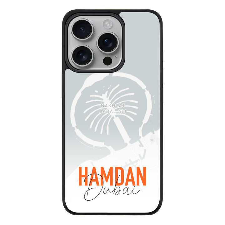 Apple iPhone 16 Pro / Rugged MagSafe Personalized Location Map & Name, Phone Case - Stylizedd.com