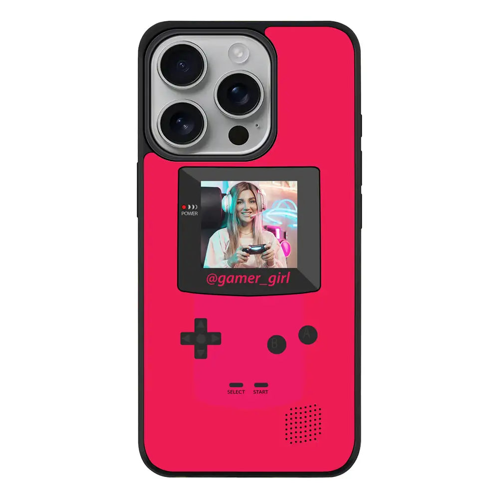 Apple iPhone 16 Pro / Rugged Black Customized Retro Game Console, Phone case - Stylizedd.com