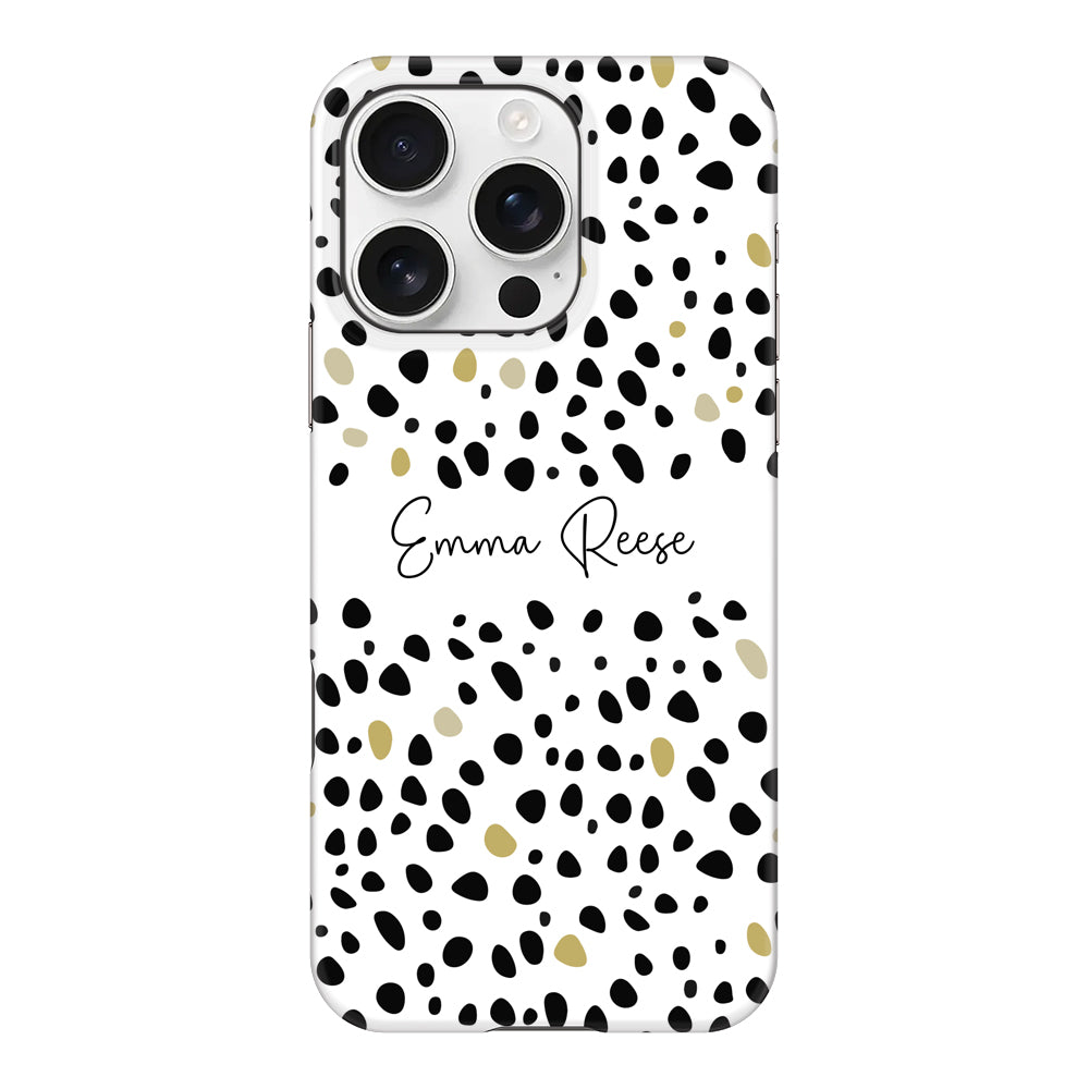 Apple iPhone 16 Pro / Snap MagSafe Pebble Multi Color Custom Text, My Name Phone Case - Stylizedd.com
