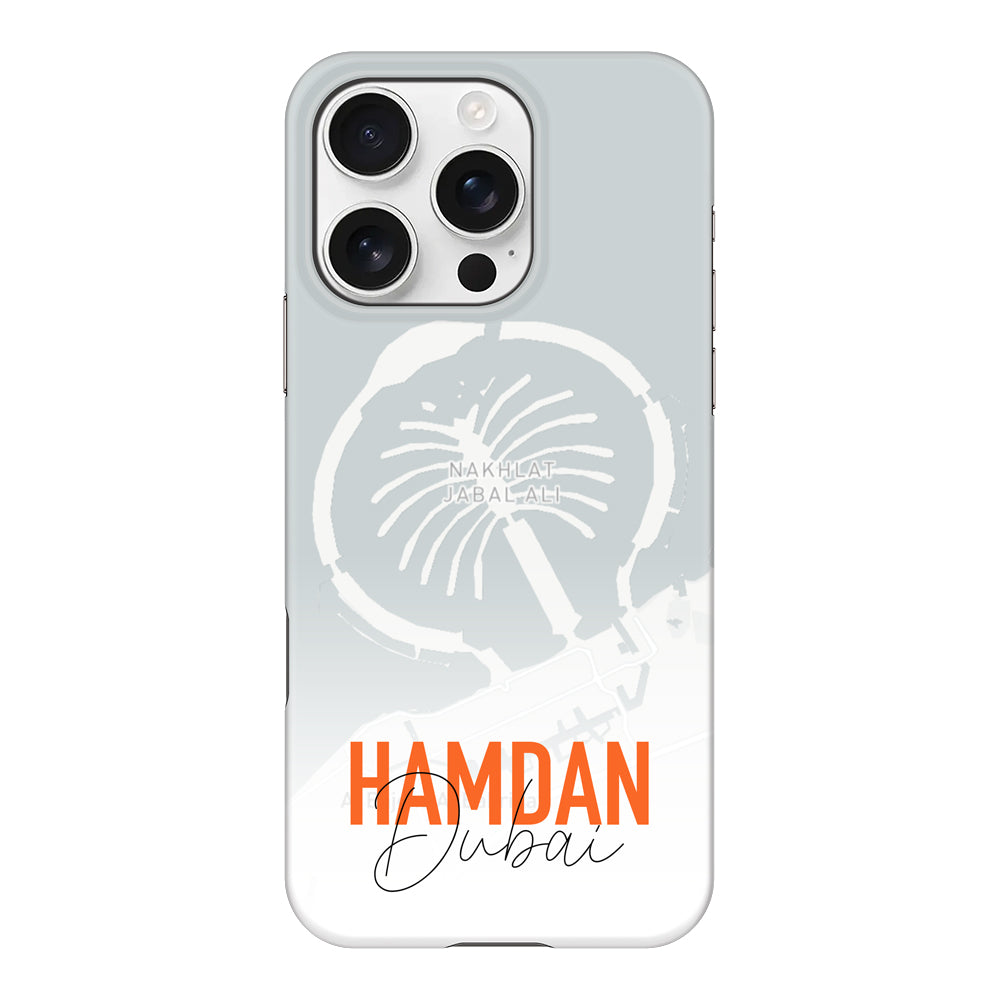 Apple iPhone 16 Pro / Snap MagSafe Personalized Location Map & Name, Phone Case - Stylizedd.com