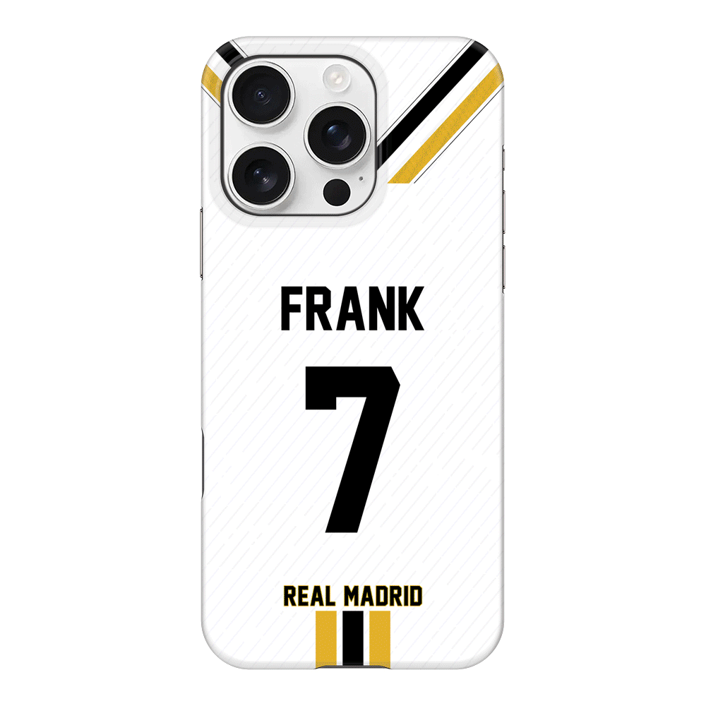 Apple iPhone 16 Pro / Snap MagSafe Personalized Football Clubs Jersey Phone Case Custom Name & Number - Stylizedd.com