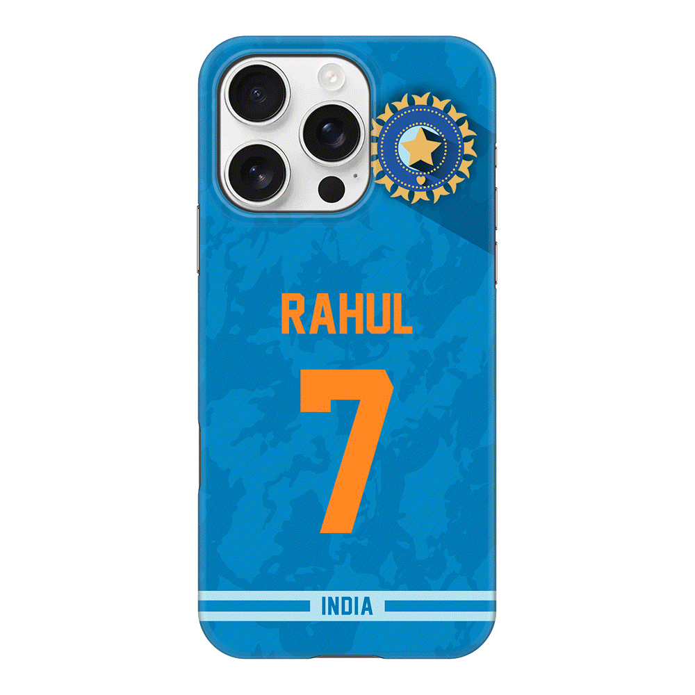 Apple iPhone 16 Pro / Snap MagSafe Personalized Cricket Jersey Phone Case Custom Name & Number - Stylizedd.com