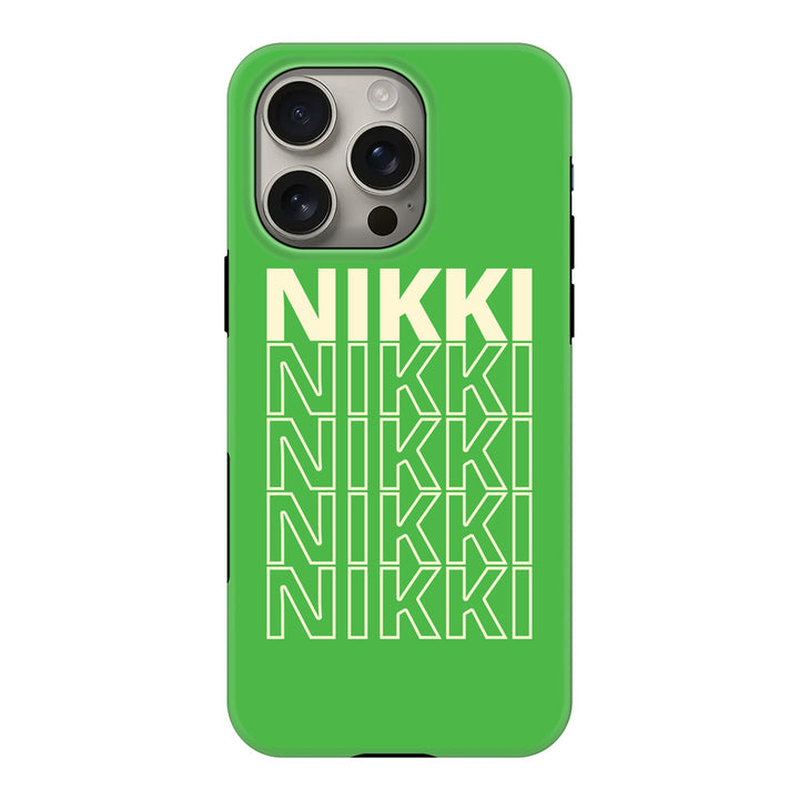 Apple iPhone 16 Pro / Tough MagSafe Repeated Monogram Phone Case - Stylizedd.com