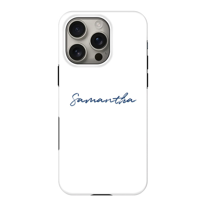 Apple iPhone 16 Pro / Tough MagSafe Custom Text, My Name Phone Case - Stylizedd.com