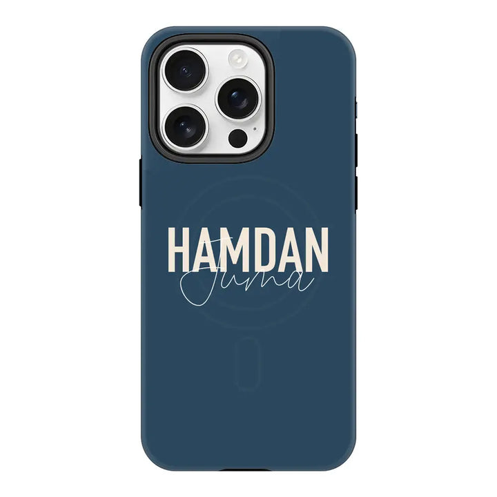 Apple iPhone 16 Pro / Tough Pro Personalized Name Horizontal, Phone Case - Stylizedd.com