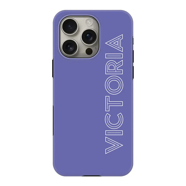 Personalized Name Custom Phone Case - Apple iPhone 16 Pro / Tough MagSafe - Stylizedd