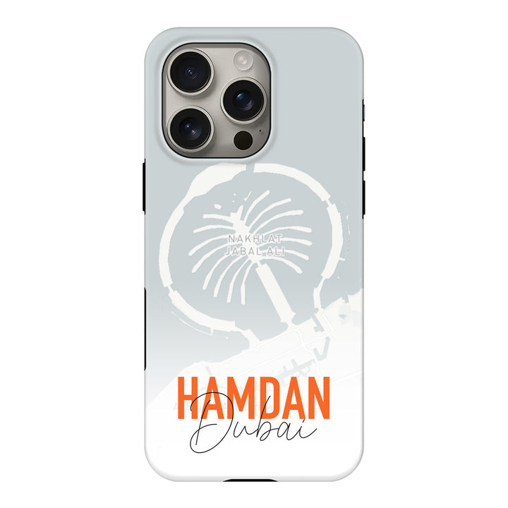 Apple iPhone 16 Pro / Tough MagSafe Personalized Location Map & Name, Phone Case - Stylizedd.com
