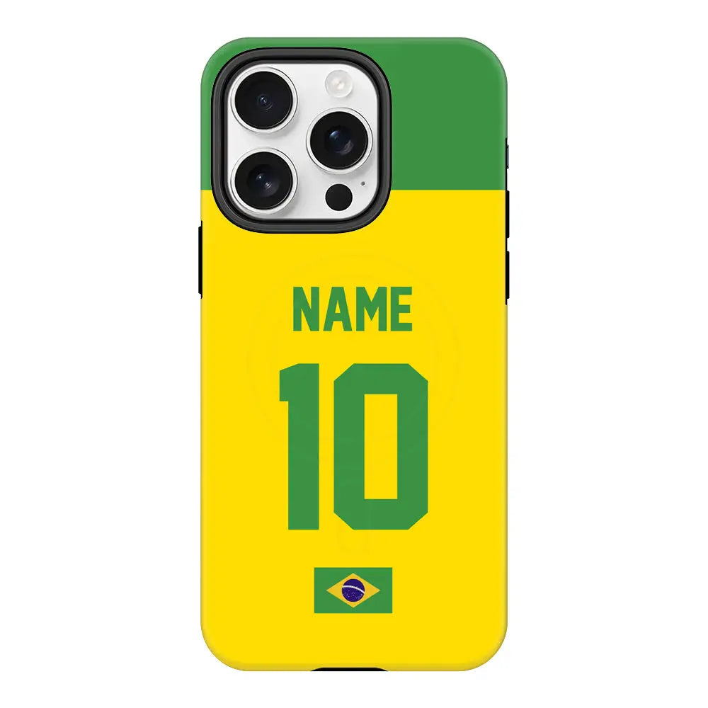 Apple iPhone 16 Pro / Tough Pro Personalized Football Jersey Phone Case Custom Name & Number - Stylizedd.com