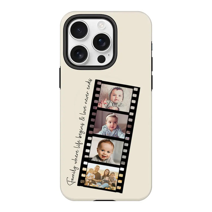 Apple iPhone 16 Pro / Tough MagSafe Custom Film Strips Personalised Movie Strip, Phone Case - Stylizedd.com