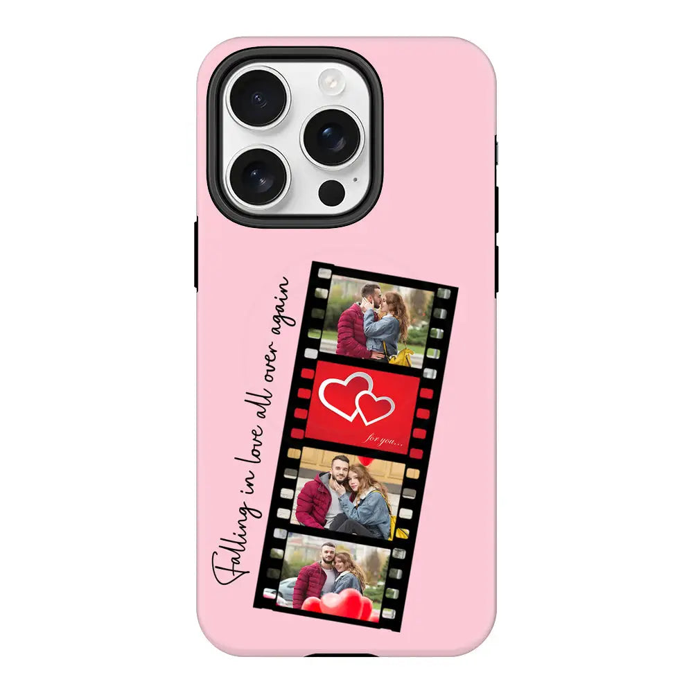 Apple iPhone 16 Pro / Tough MagSafe Custom Valentine Photo Film Strips, Phone Case - Stylizedd.com
