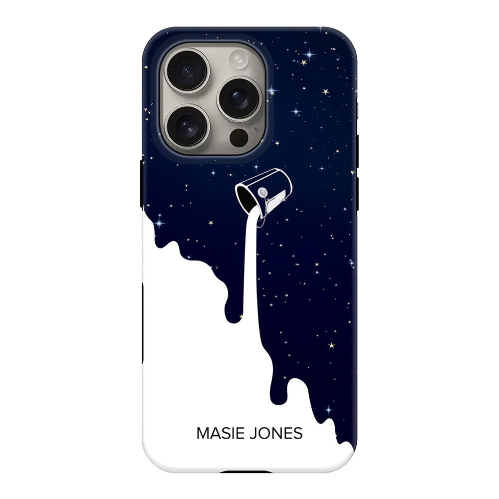 Apple iPhone 16 Pro / Tough MagSafe Personalized Name Milky Way, Phone Case - Stylizedd.com