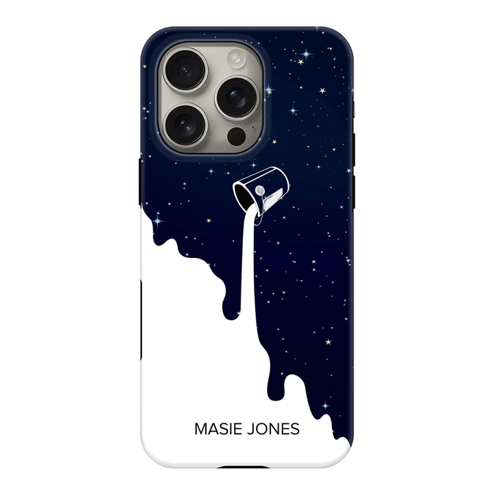 Apple iPhone 16 Pro / Tough MagSafe Personalized Name Milky Way, Phone Case - Stylizedd.com