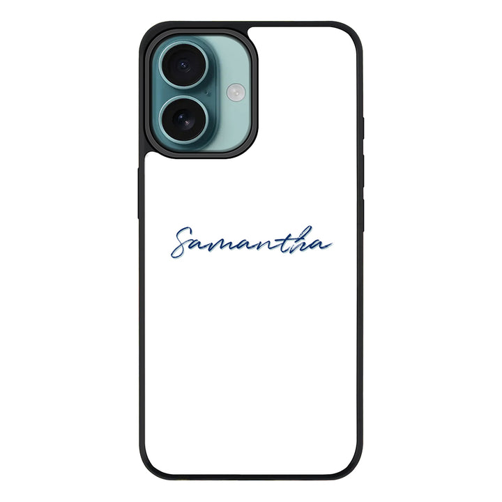 Apple iPhone 16 / Rugged MagSafe Custom Text, My Name Phone Case - Stylizedd.com
