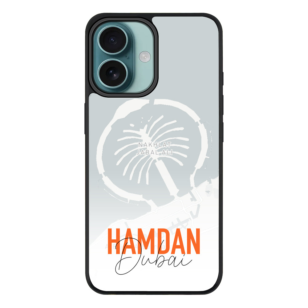Apple iPhone 16 / Rugged MagSafe Personalized Location Map & Name, Phone Case - Stylizedd.com