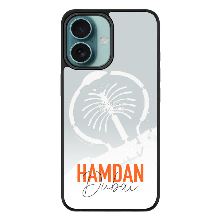Apple iPhone 16 / Rugged MagSafe Personalized Location Map & Name, Phone Case - Stylizedd.com
