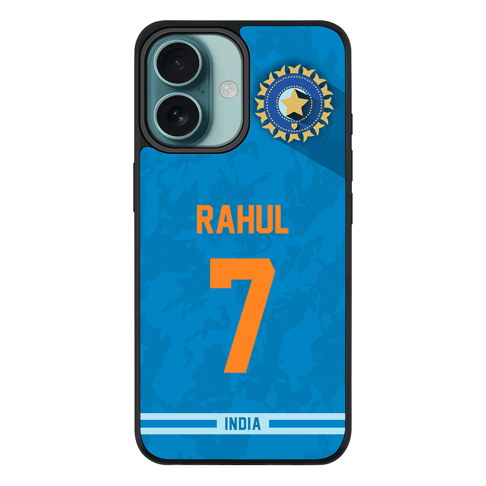 Apple iPhone 16 / Rugged MagSafe Personalized Cricket Jersey Phone Case Custom Name & Number - Stylizedd.com