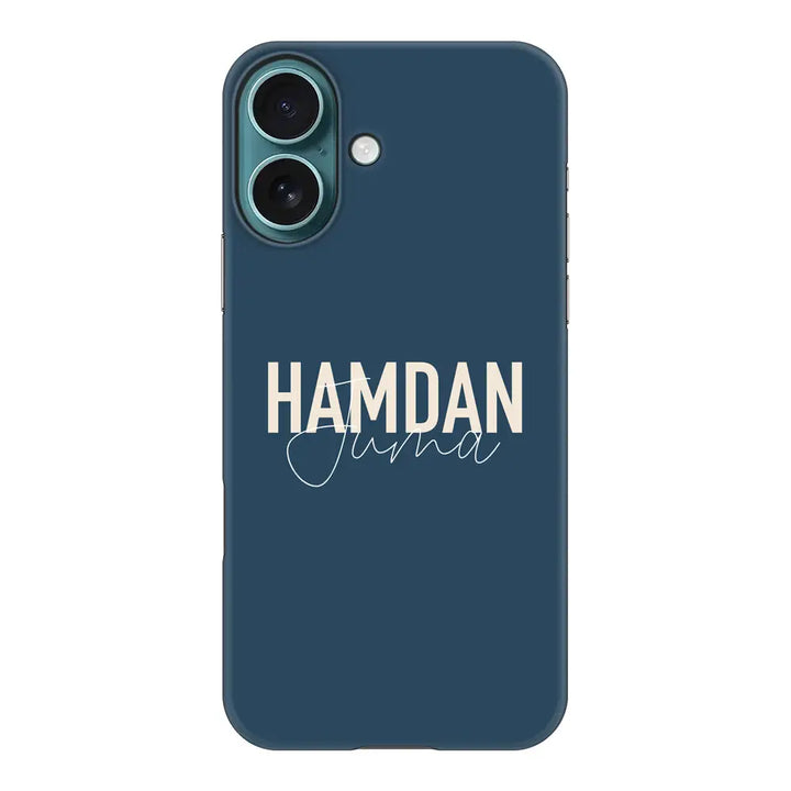 Apple iPhone 16 / Snap Classic Personalized Name Horizontal, Phone Case - Stylizedd.com