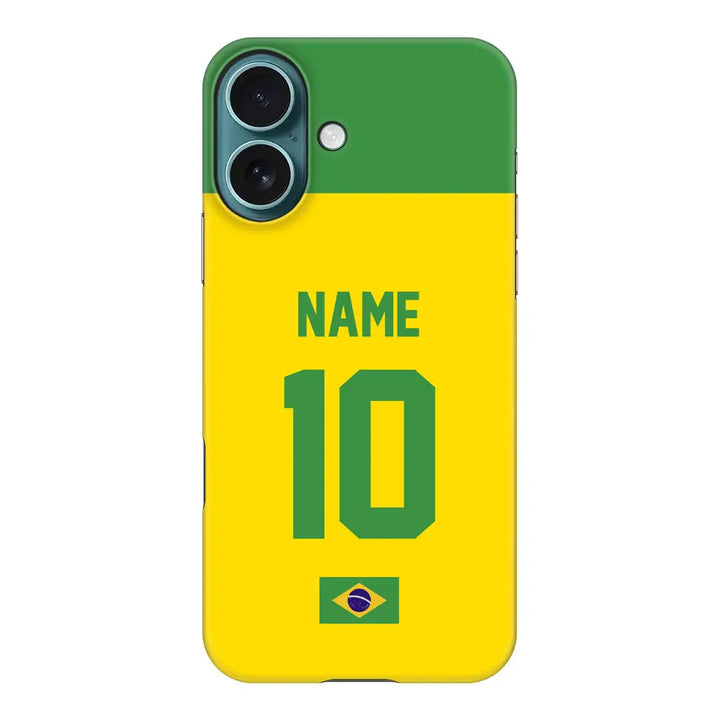 Apple iPhone 16 / Snap Classic Personalized Football Jersey Phone Case Custom Name & Number - Stylizedd.com