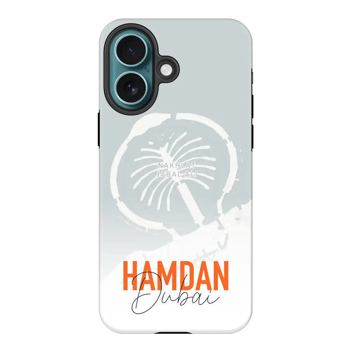 Apple iPhone 16 / Tough Pro Personalized Location Map & Name, Phone Case - Stylizedd.com