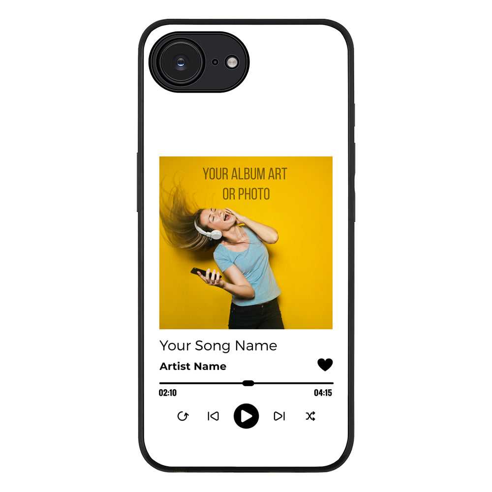 Apple iPhone 16e / Rugged Black Custom Album Art Phone Case - Stylizedd.com