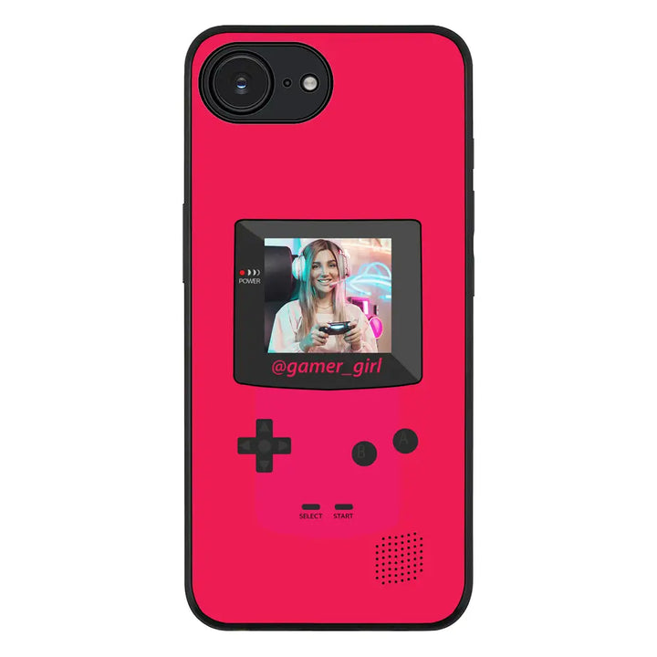 Apple iPhone 16e / Rugged Black Customized Retro Game Console, Phone case - Stylizedd.com