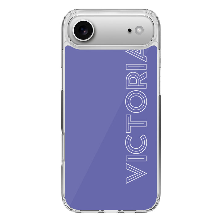 Apple iPhone 17 Air / Clear MagSafe Personalized Name, Custom Phone Case - Stylizedd.com