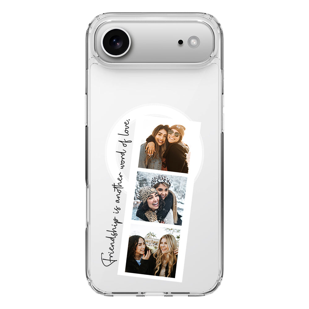 Apple iPhone 17 Air / Clear MagSafe Custom Photo Strip Polaroid Style, Phone Case - Stylizedd.com
