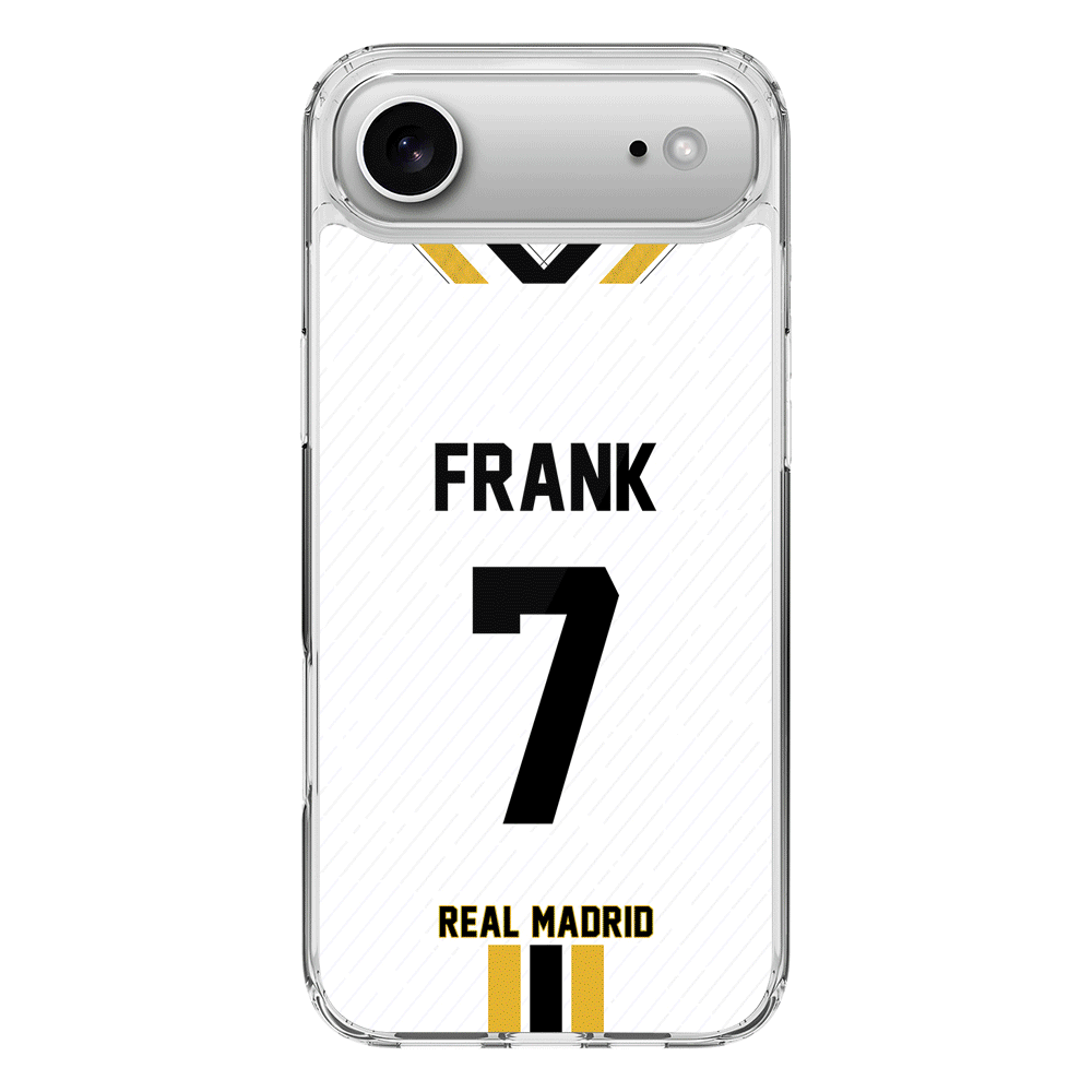 Apple iPhone 17 Air / Clear MagSafe Personalized Football Clubs Jersey Phone Case Custom Name & Number - Stylizedd.com