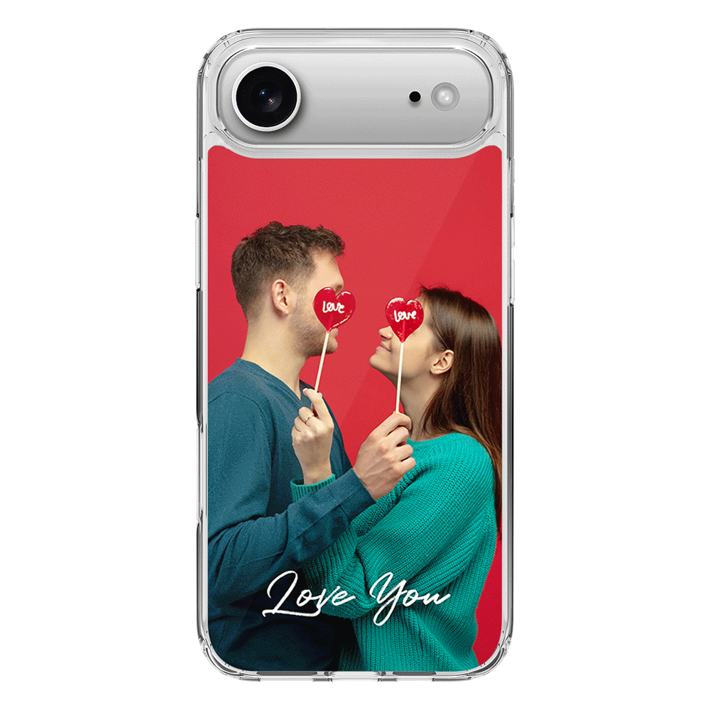 Apple iPhone 17 Air / Clear MagSafe Custom Photo Valentine, Phone Case - Stylizedd.com