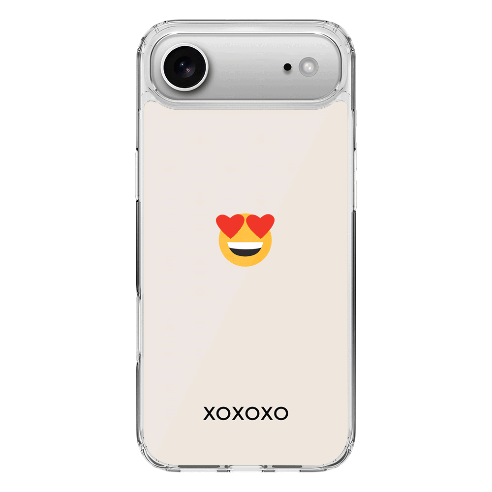 Apple iPhone 17 Air / Clear MagSafe Custom Text Emojis Emoticons, Phone Case - Stylizedd.com